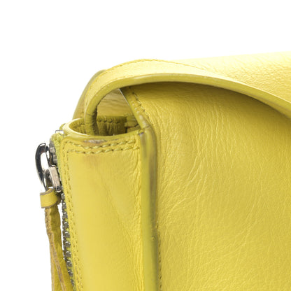 Balenciaga Calfskin Papier Sight Clutch Jaune Poussin 12 of 13