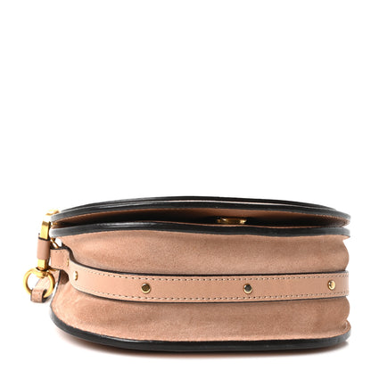 Chloe Calfskin Suede Small Nile Bracelet Bag Biscotti Beige 3 of 9