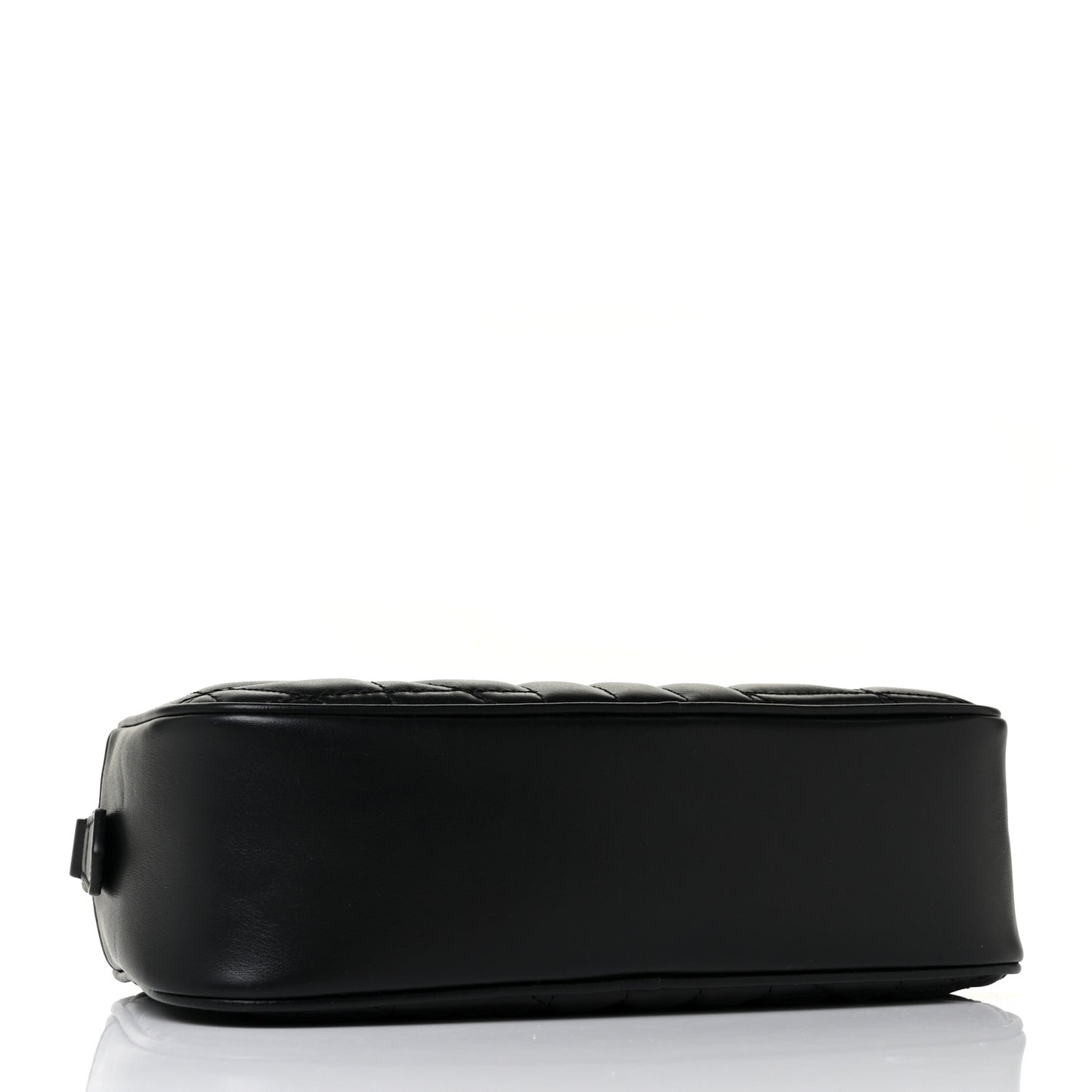 Calfskin Matelasse Aria Small GG Marmont Chain Shoulder Bag Black