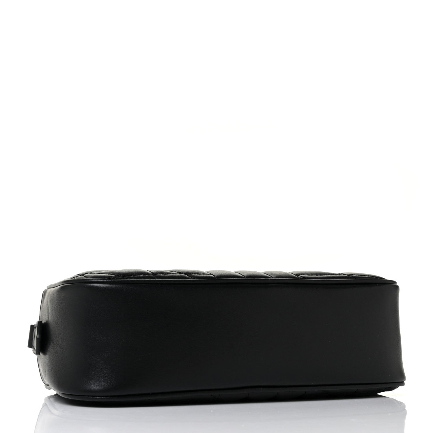 Gucci Calfskin Matelasse Aria Small GG Marmont Chain Shoulder Bag Black 3 of 7