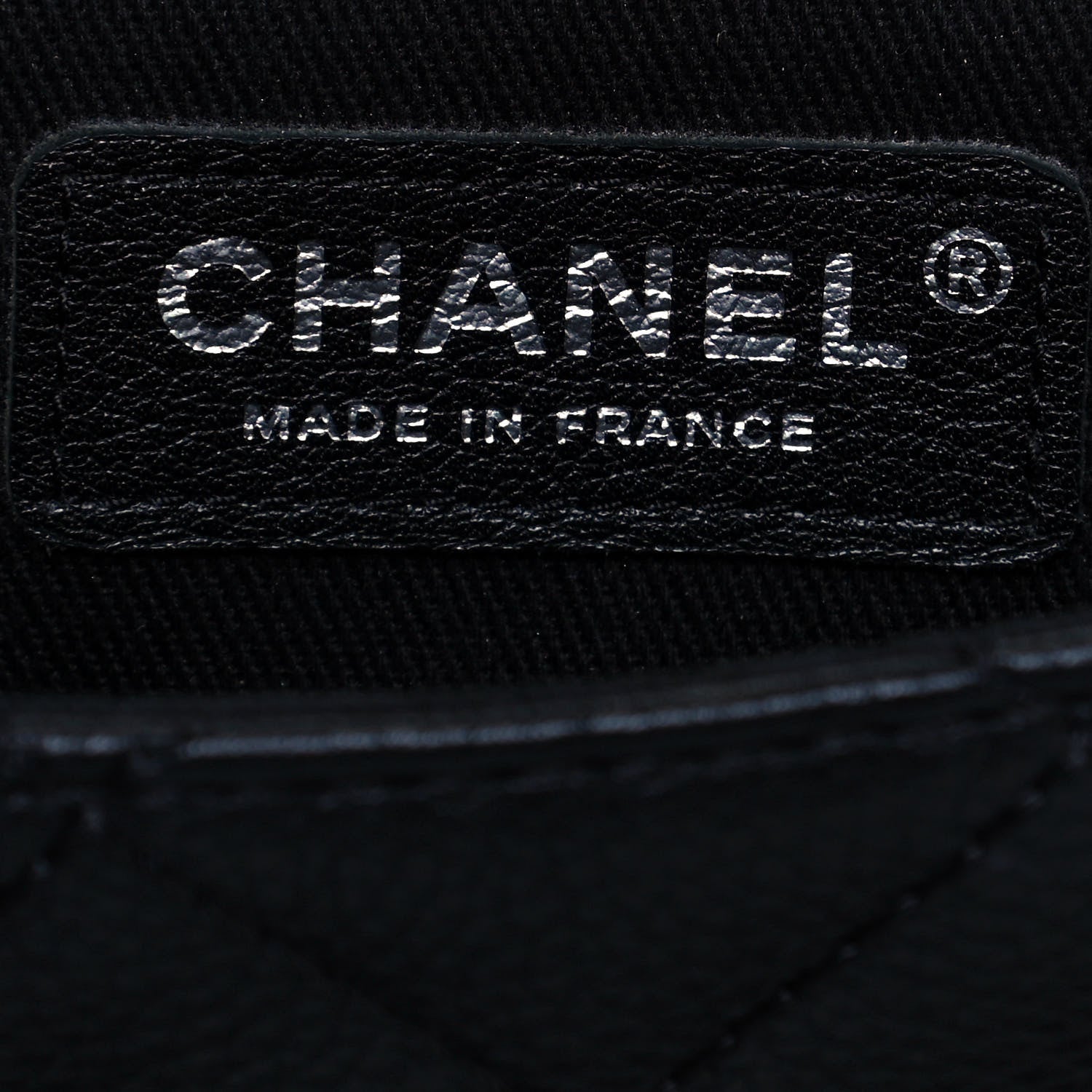Chanel Calfskin Quilted Couture Messenger Black 5 of 14