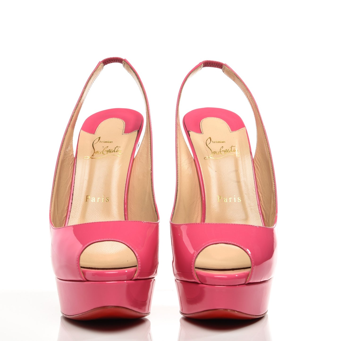 Patent Lady Peep Sling 150 Pumps 41 Darling