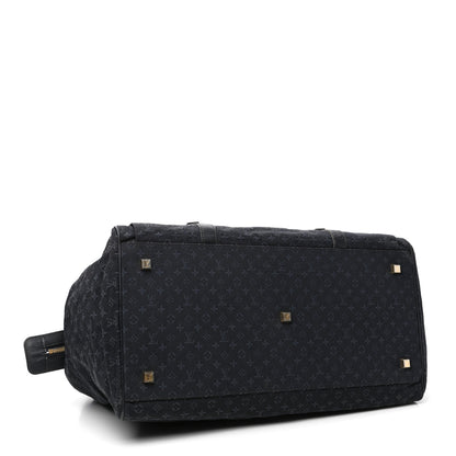 Louis Vuitton Mini Lin Monogram Louise Bag Blue 3 of 10