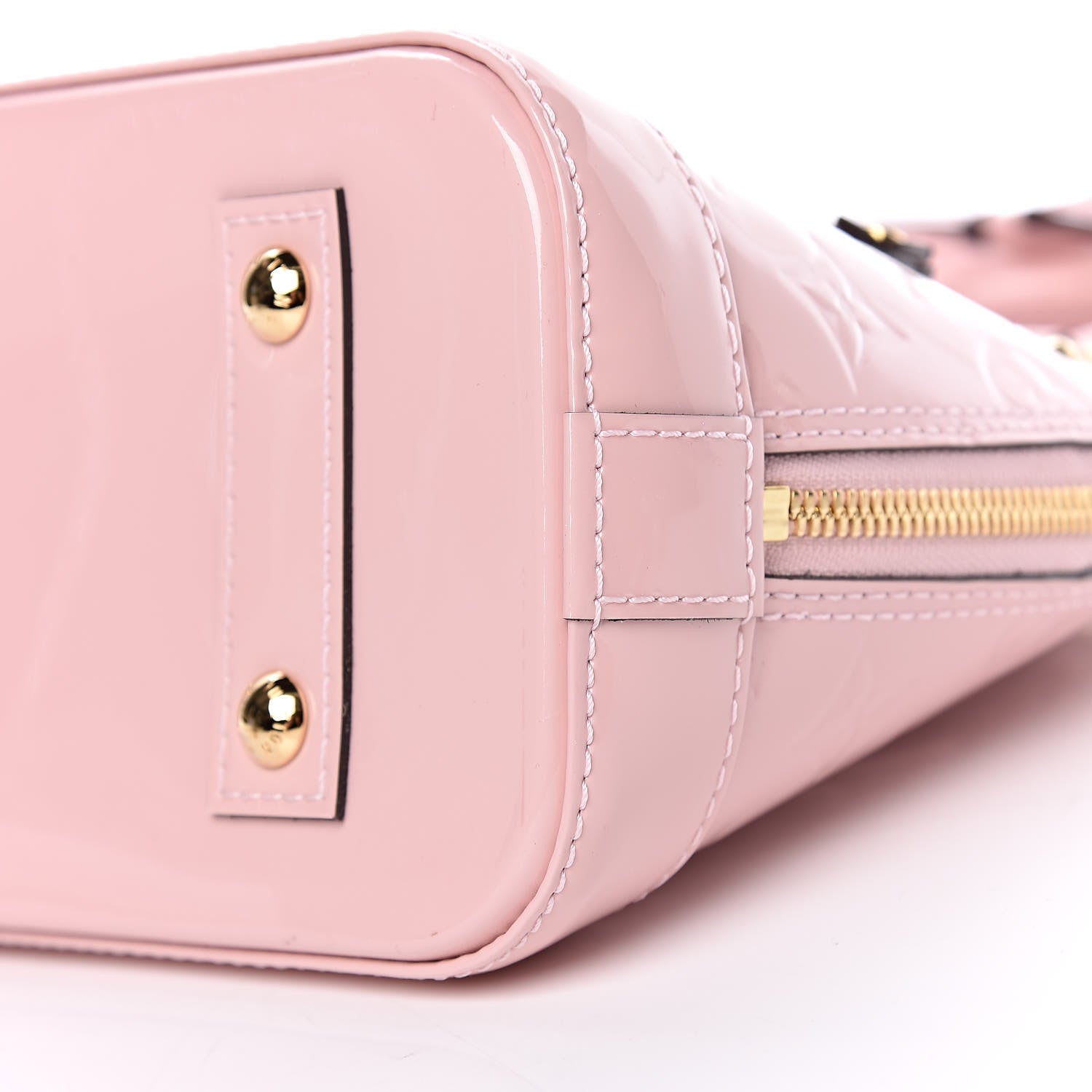 Louis Vuitton Vernis Flowers Alma BB Rose Ballerine 8 of 8