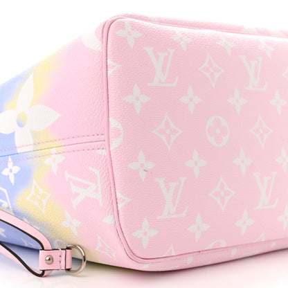 Louis Vuitton Monogram Escale Neverfull MM Pastel 10 of 17