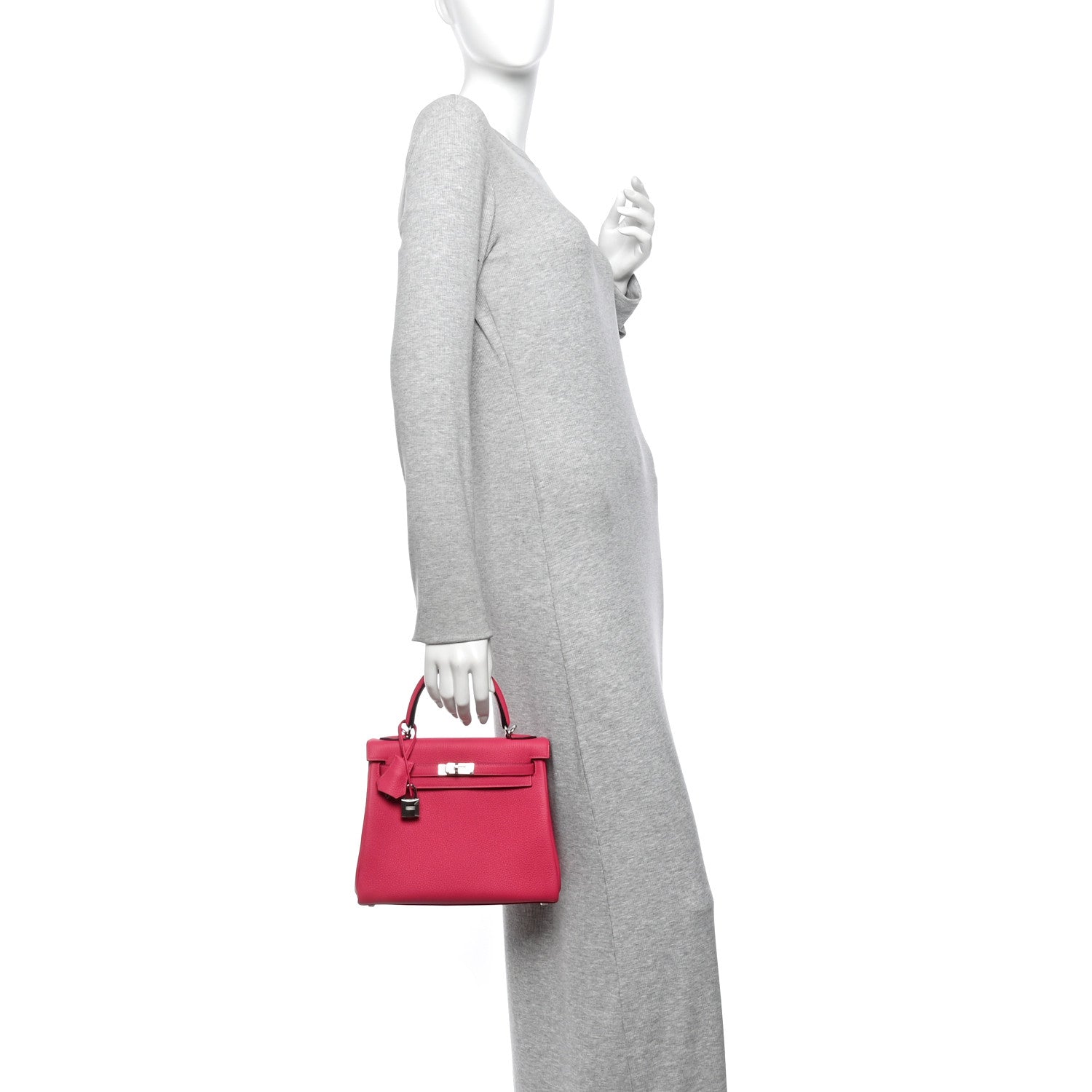 Hermes Togo Kelly Retourne 25 Rose Mexico 2 of 11