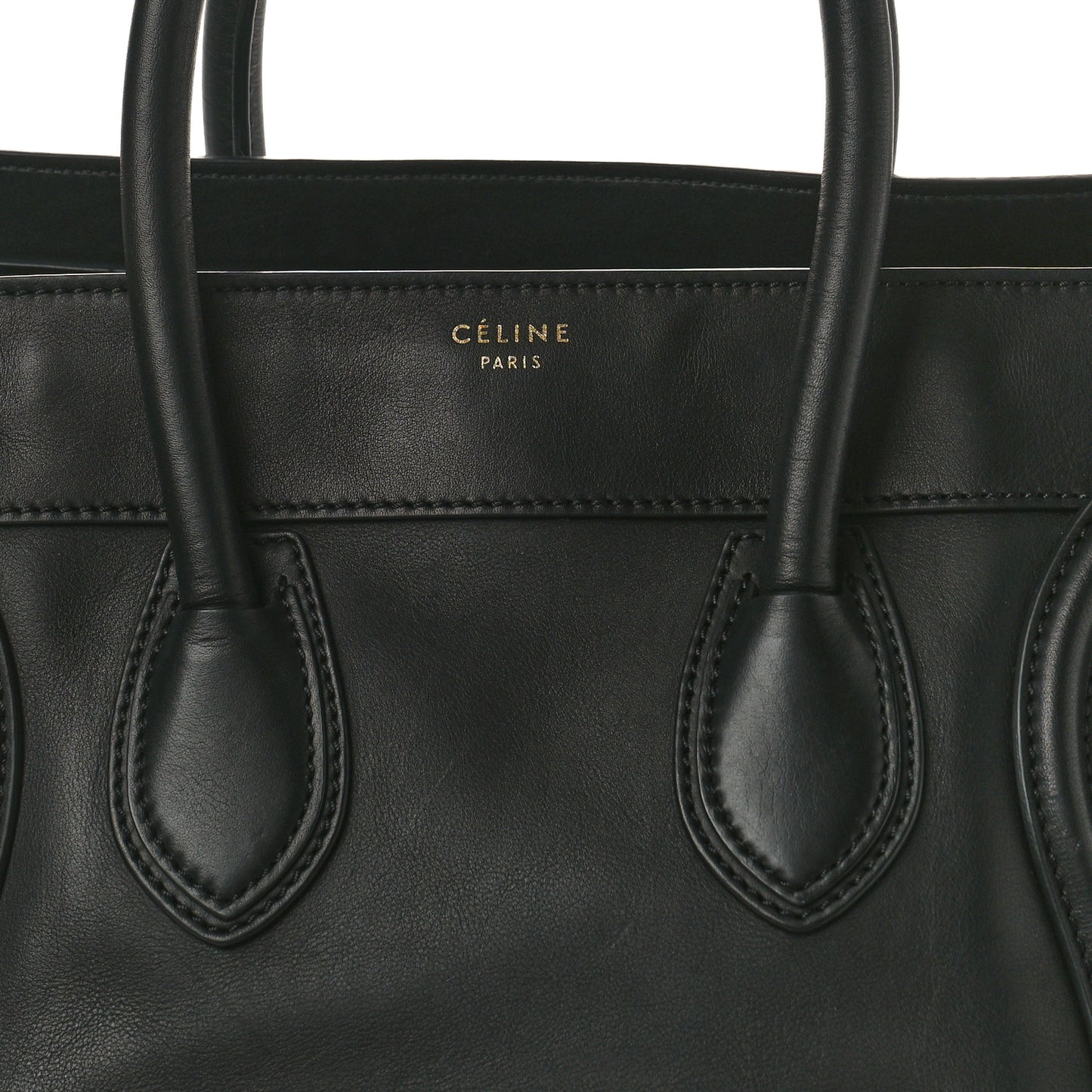 Smooth Calfskin Mini Luggage Black