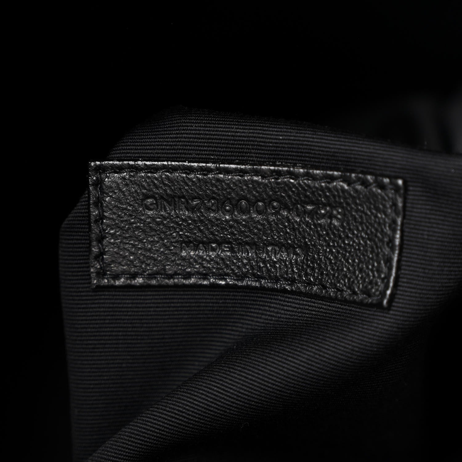 Saint Laurent Calfskin Quilted ES Giant Travel Bag Black 7 of 10