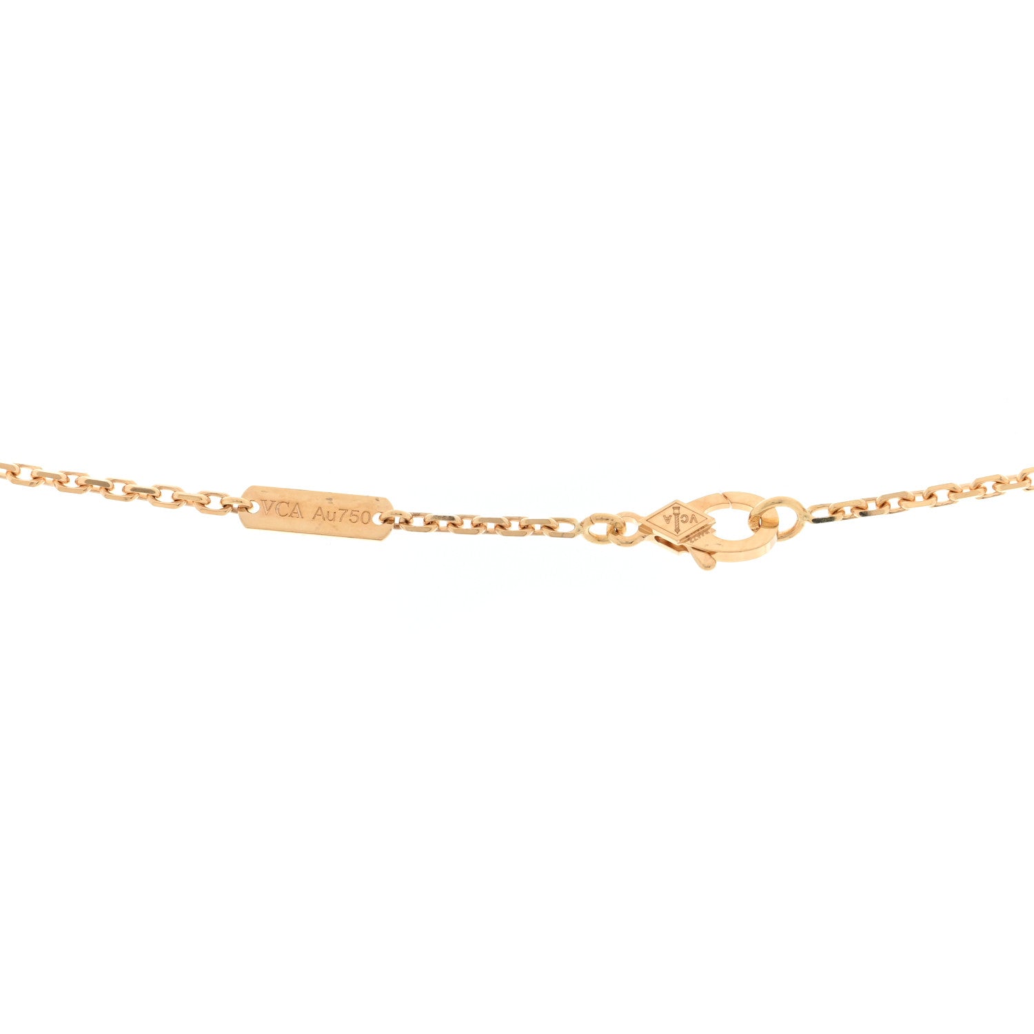 Van Cleef & Arpels 18K Yellow Gold Guilloche Magic Alhambra Long Necklace 4 of 5
