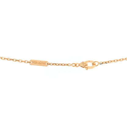 Van Cleef & Arpels 18K Yellow Gold Guilloche Magic Alhambra Long Necklace 4 of 5