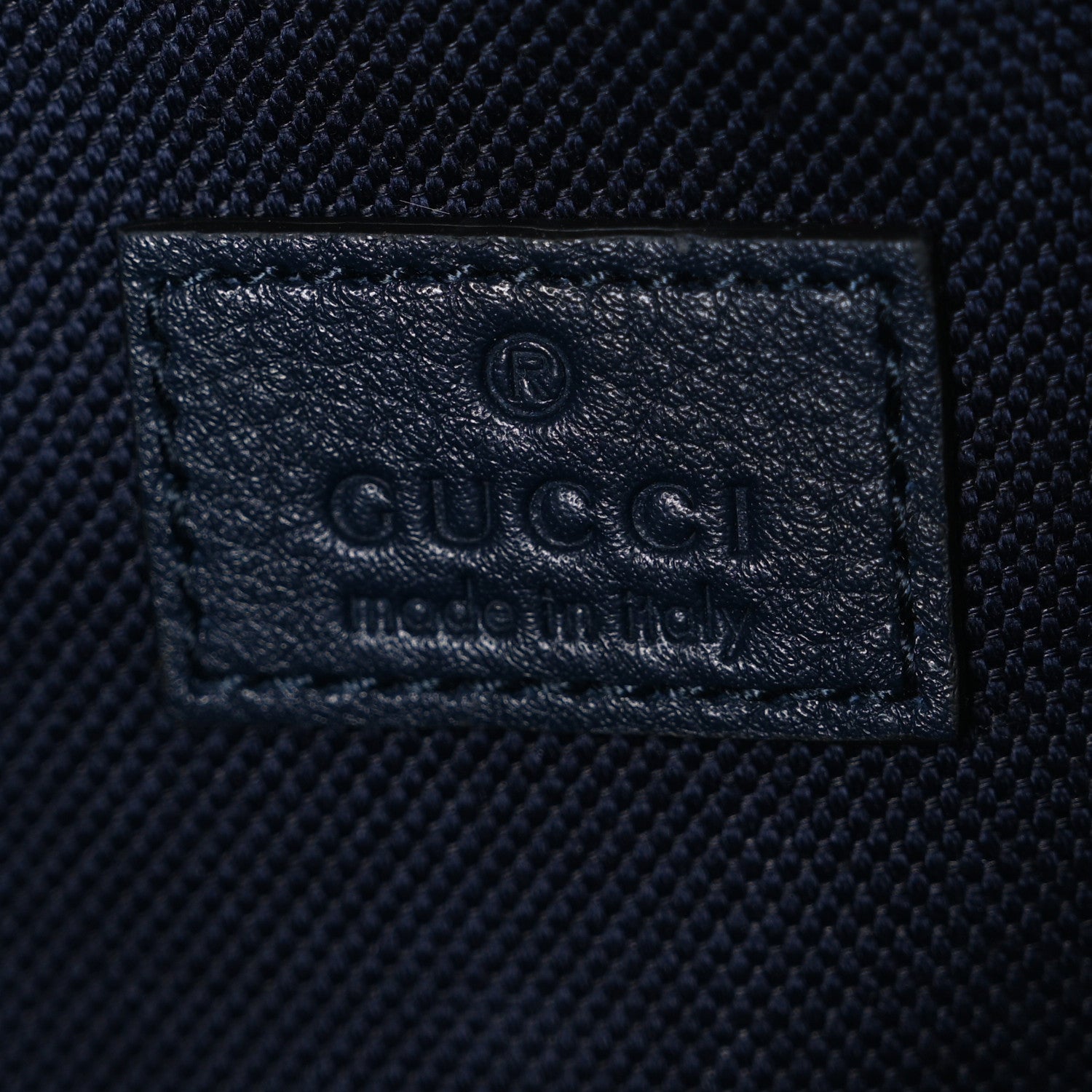 Gucci Denim GG Monogram Camouflage Small Crossbody Bag Blue 6 of 10