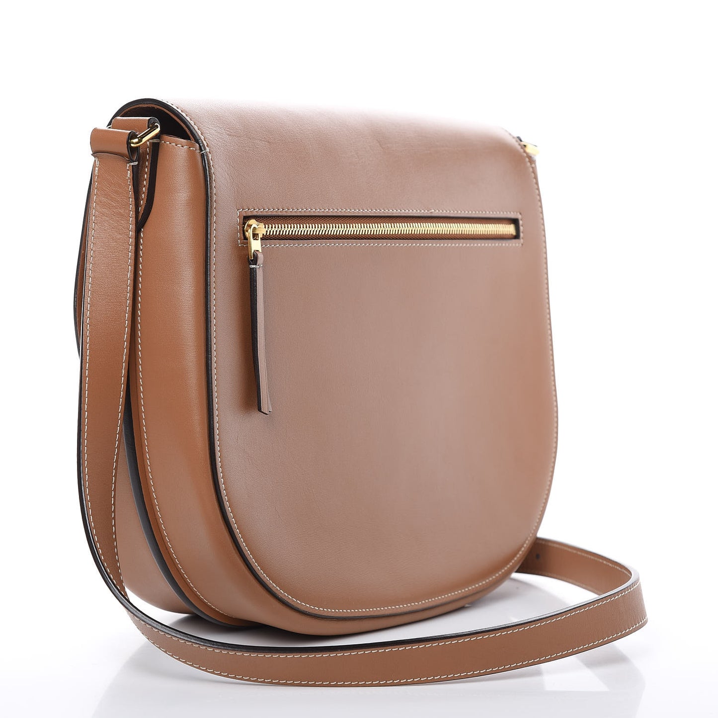Palmelato Calfskin Medium Trotteur Tan