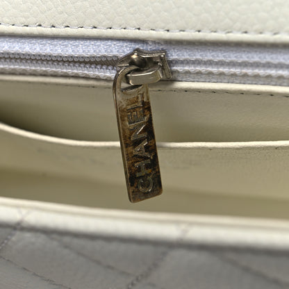 Chanel Caviar Quilted Mini Rectangular Flap White 11 of 12