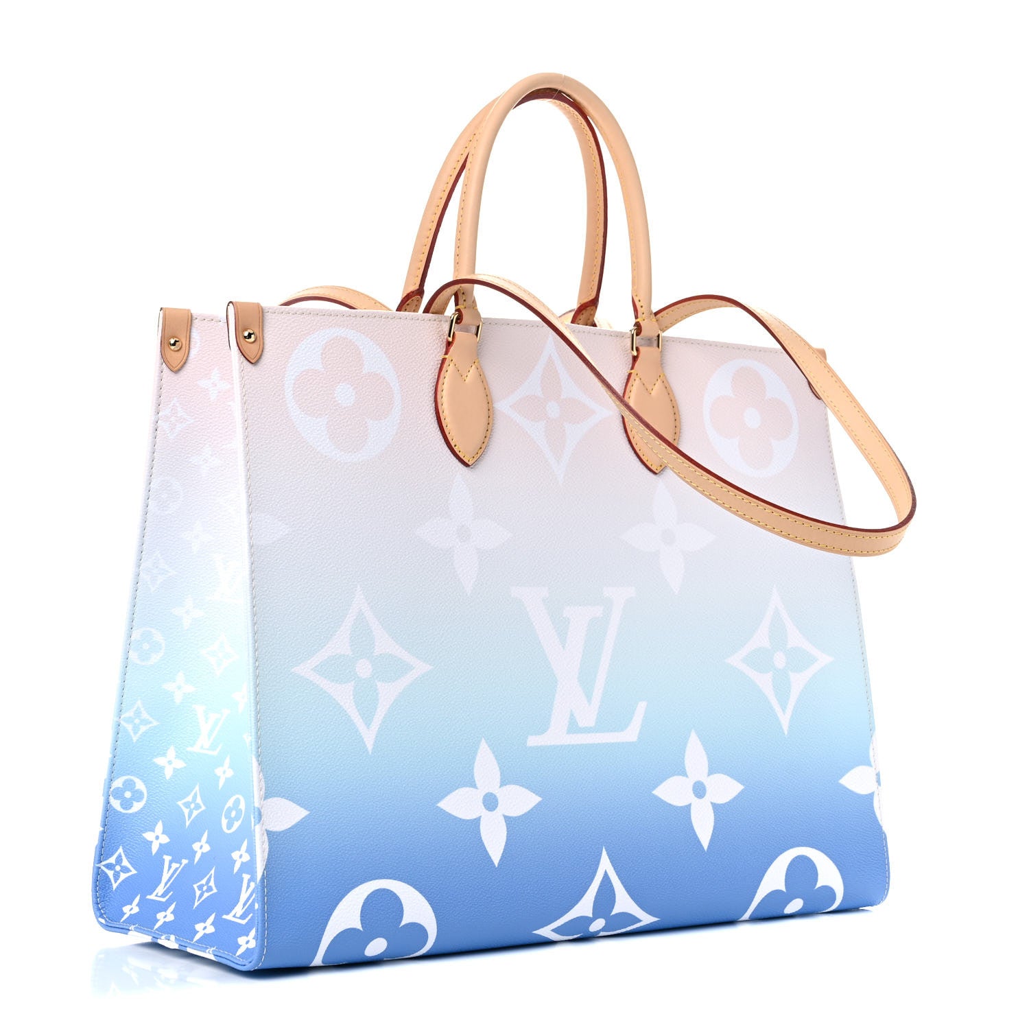 Louis Vuitton Monogram Giant By The Pool Onthego GM Blue 3 of 10