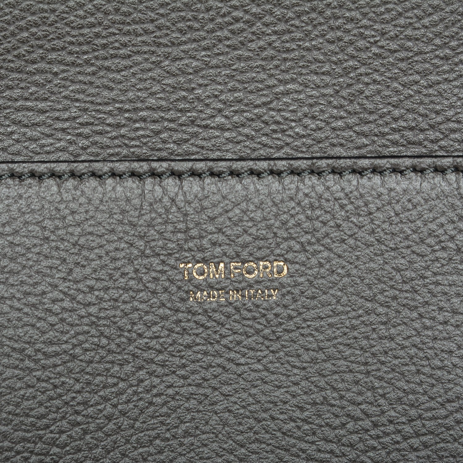 Tom Ford Pebbled Calfskin Medium Jennifer Graphite 6 of 6