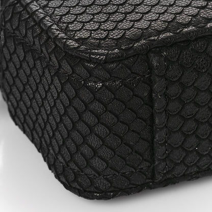 Marc Jacobs Goatskin Python Print The Softshot 17 Bag Black 7 of 8