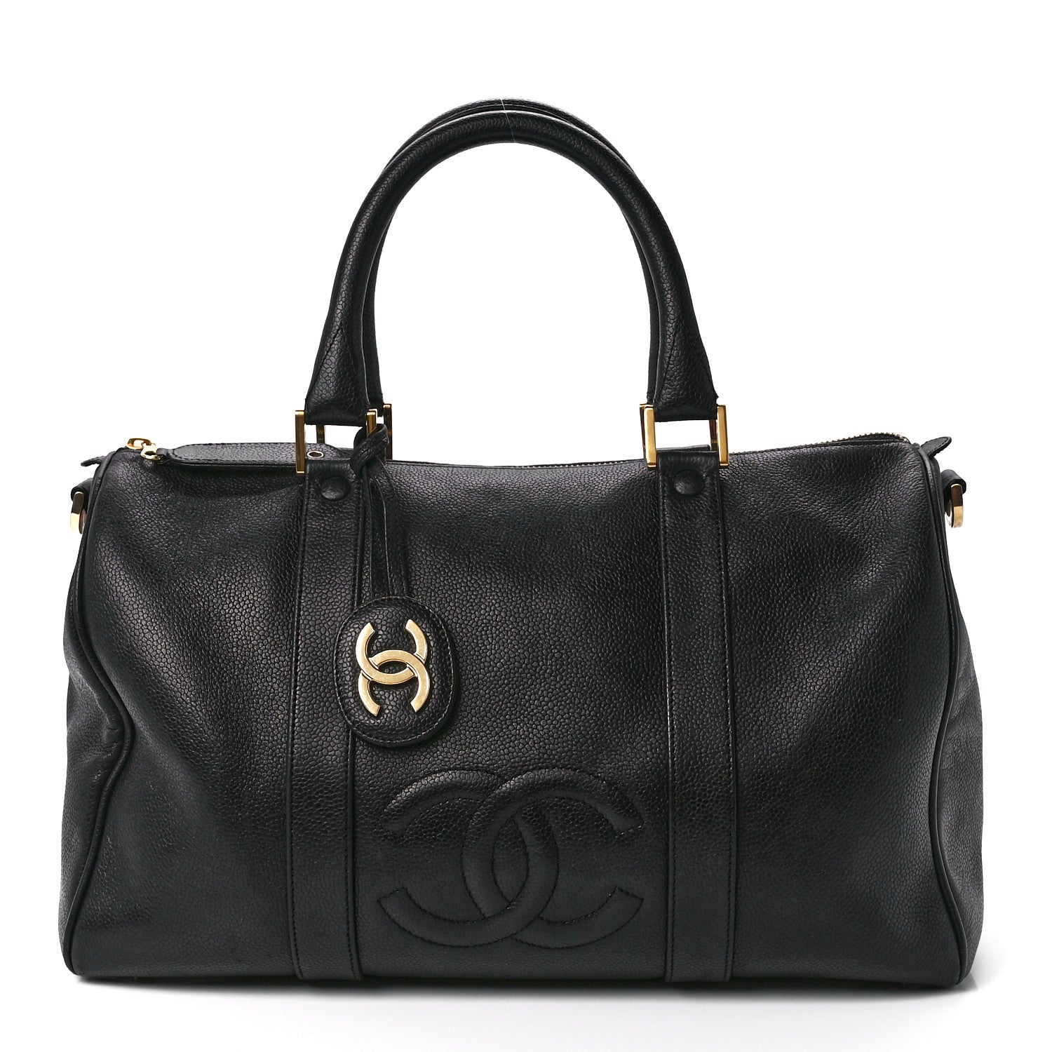 Chanel Caviar Timeless CC Duffel Bag Black 1 of 12