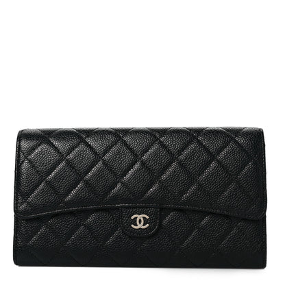 Chanel Caviar Quilted Travel Wallet Black 3 of 8