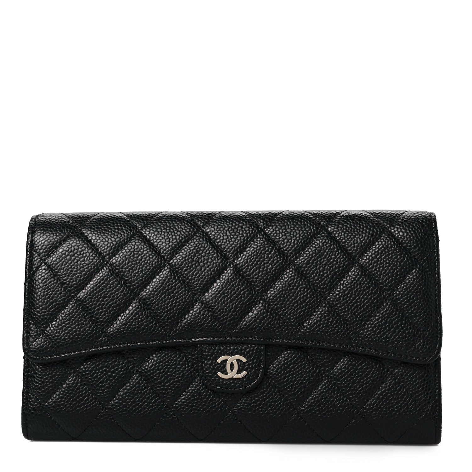 Chanel Caviar Quilted Travel Wallet Black 3 of 8