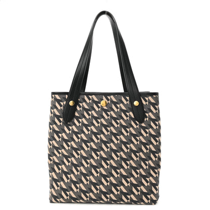 Mulberry Econyl Nylon Jacquard Calfskin Monogram Shopper Tote Black 1 of 9