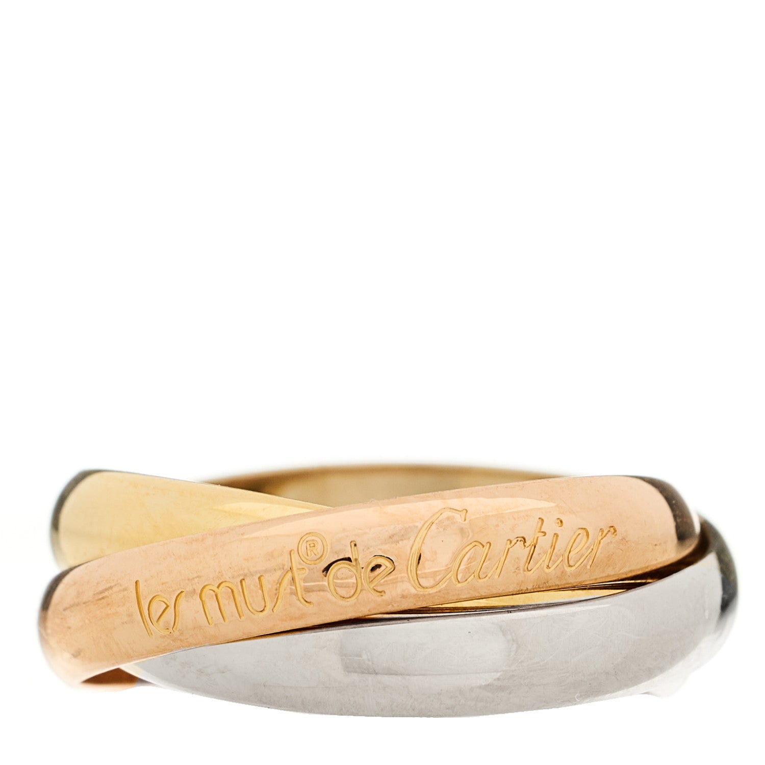Cartier 18K Pink Yellow White Gold Classic Les Must De Cartier