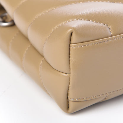 Saint Laurent Calfskin Y Quilted Monogram Toy Loulou Satchel Cork 9 of 11