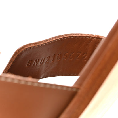 Hermes Box Calfskin Oran Sandals 41 Gold 9 of 9