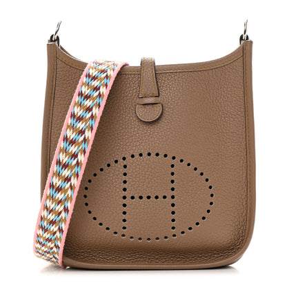 Hermes Taurillon Maurice Zigzag Evelyne TPM Beige Weimar 1 of 11