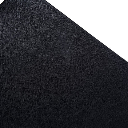 Saint Laurent Sheepskin Matelasse Chevron Monogram Large College Satchel Black 9 of 10