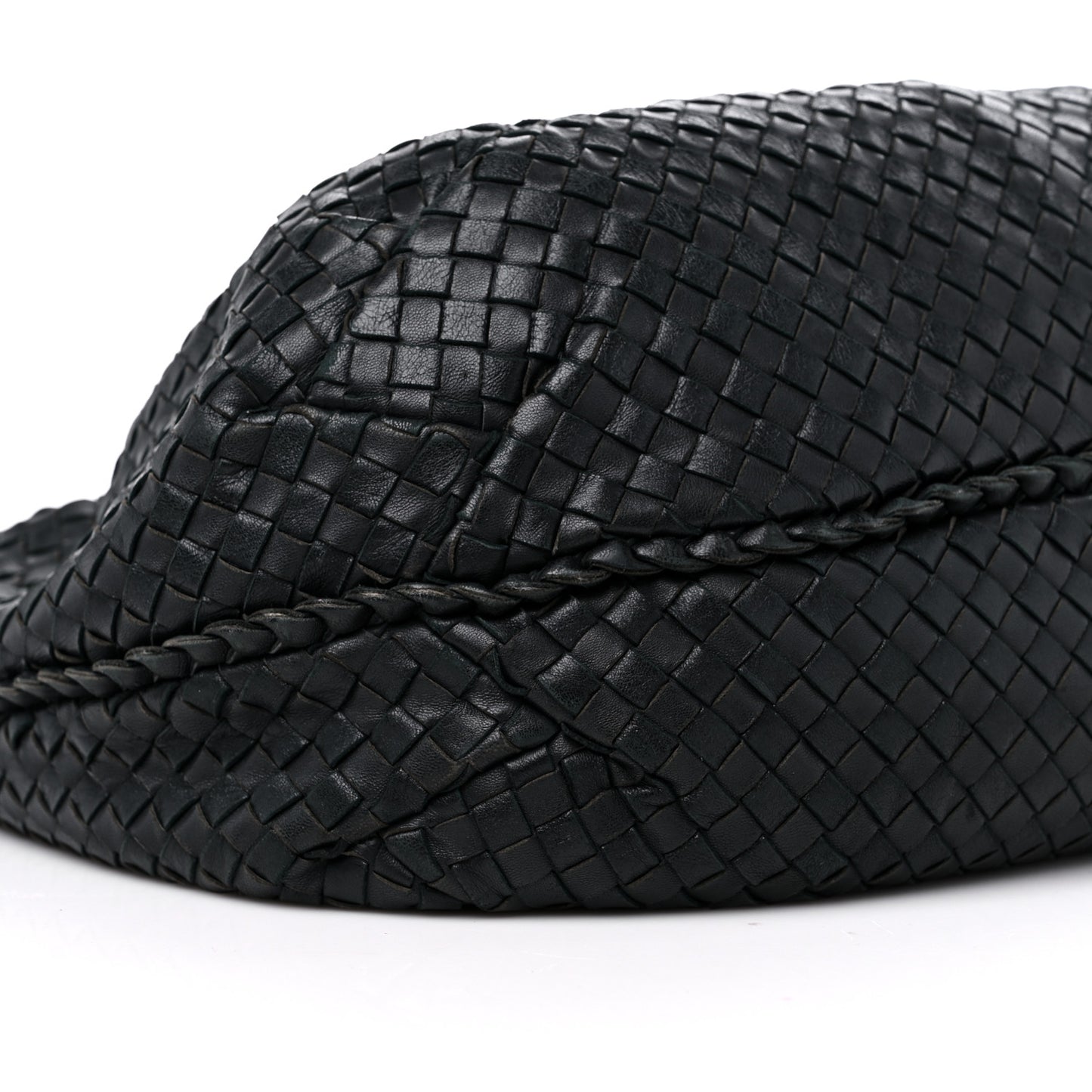 Nappa Intrecciato Large Veneta Hobo Black