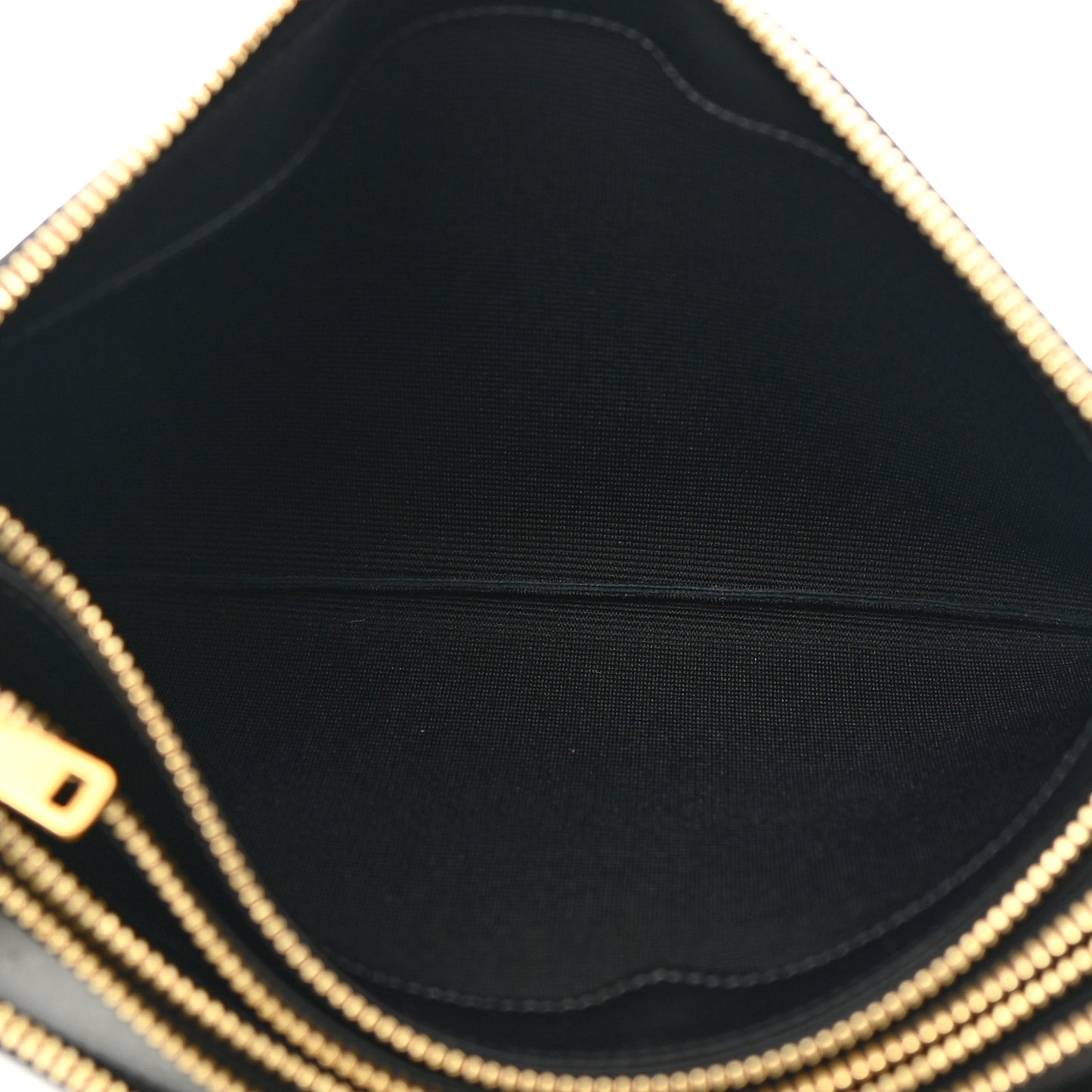 Lambskin Large Trio Crossbody Bag Black