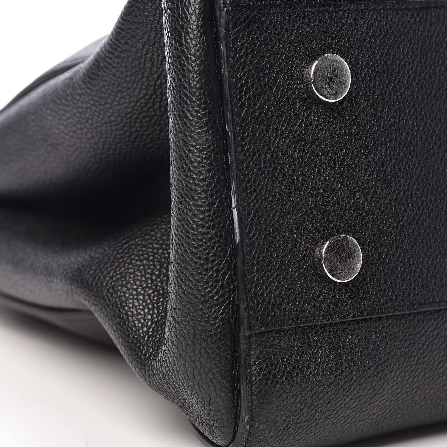 Saint Laurent Grained Calfskin Medium Rive Gauche Cabas Black 14 of 22