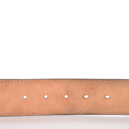 Louis Vuitton Calfskin Jeans Belt 100 40 Black 8 of 11