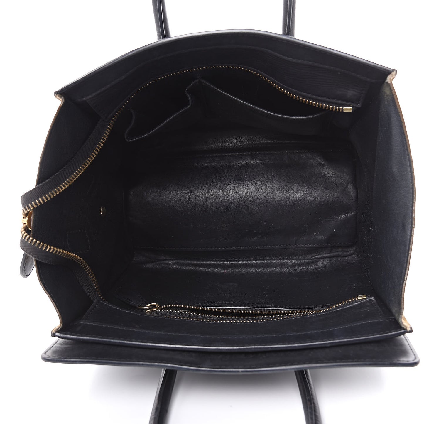 Smooth Calfskin Suede Micro Tri-Color Luggage