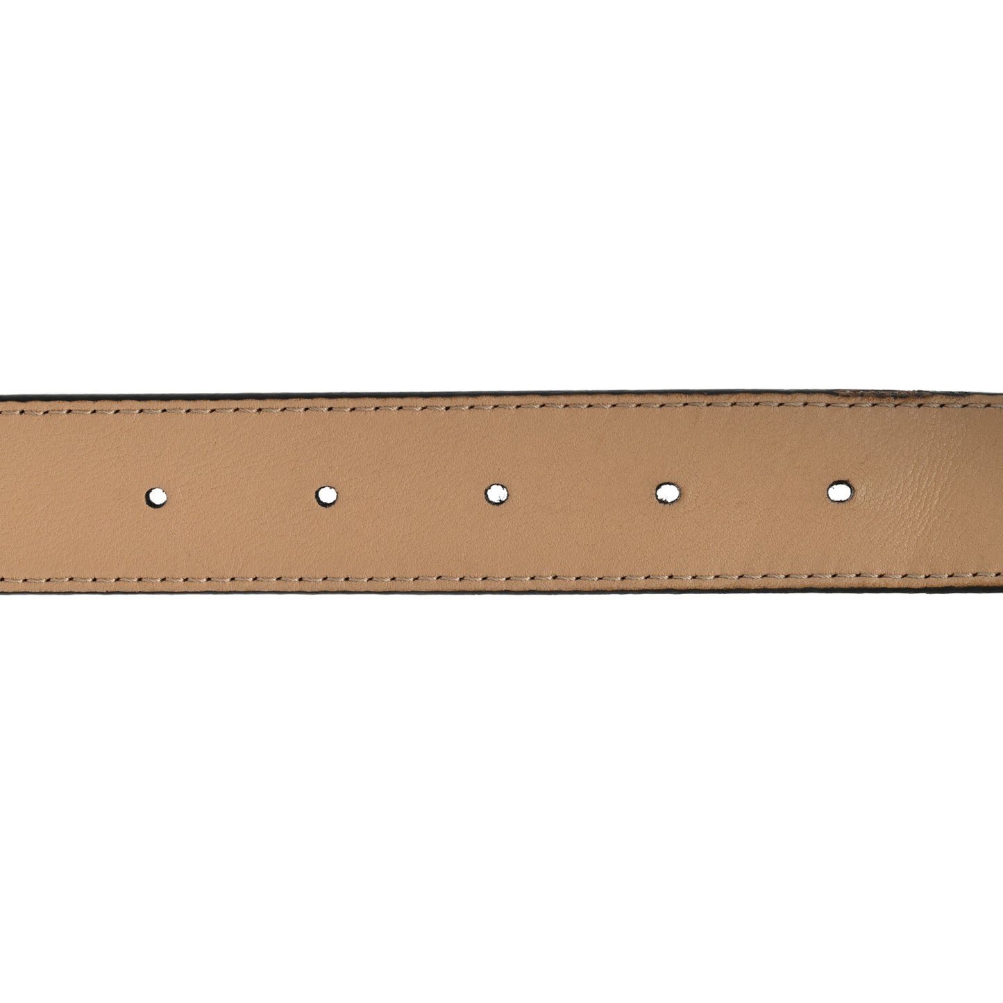 Calfskin 40mm LV Twist Belt Black