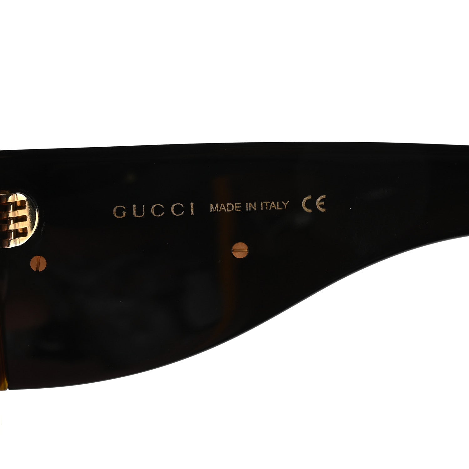 Gucci Acetate Round Frame Sunglasses GG0177S Brown 6 of 8