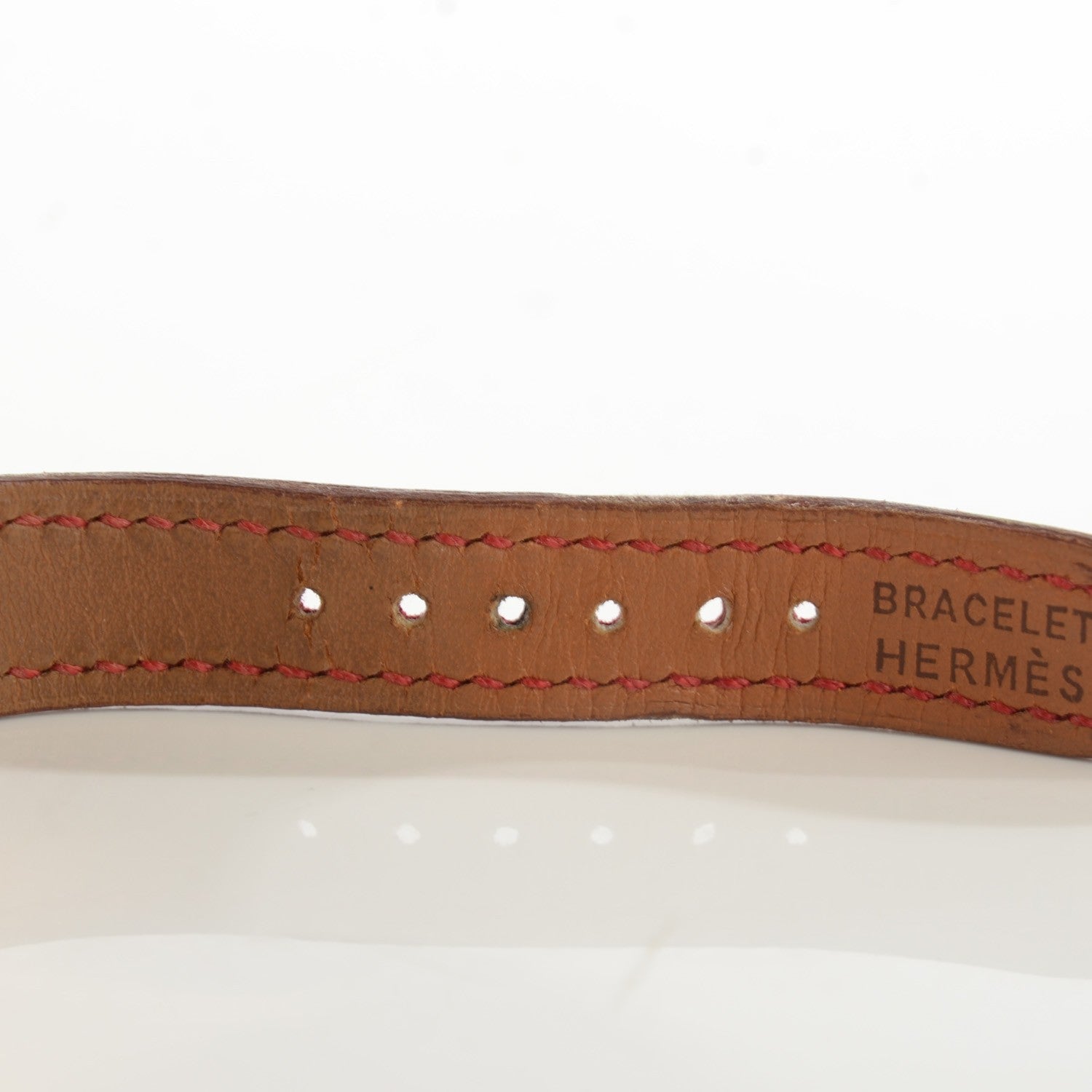 Hermes Stainless Steel Courchevel 20mm Kelly Cadena Quartz Watch Rouge 13 of 13