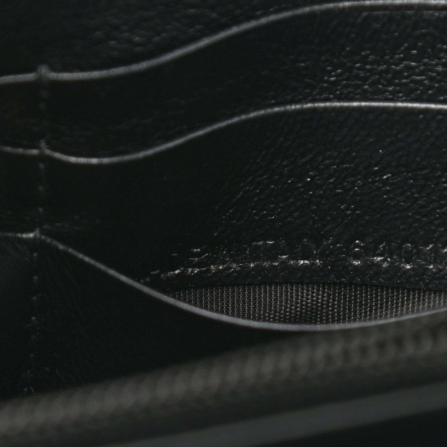 Balenciaga Grained Calfskin Neo Classic Continental Zip Around Wallet Black 8 of 8