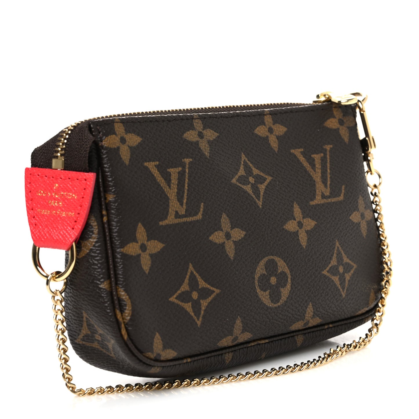Monogram 2022 Christmas Animation Mini Pochette Accessories Red