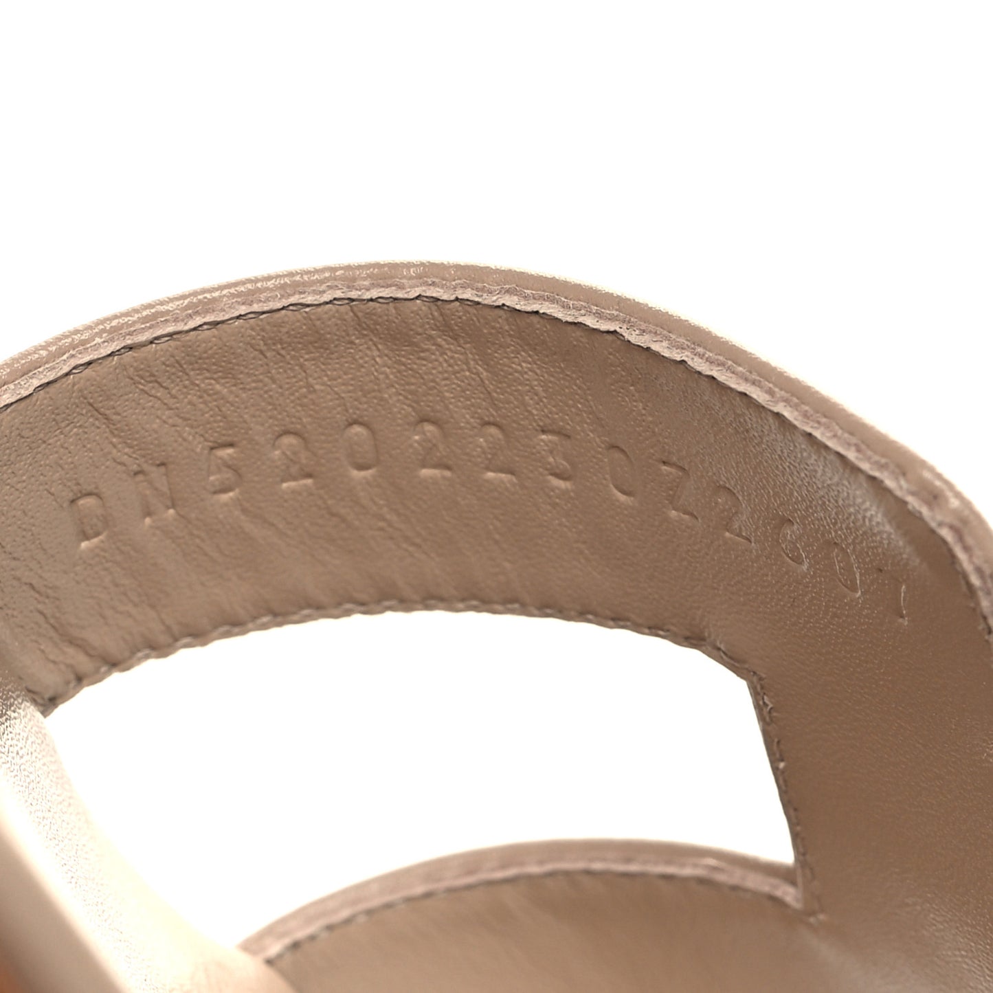 Box Calfskin Oran Sandals 38.5 Camel