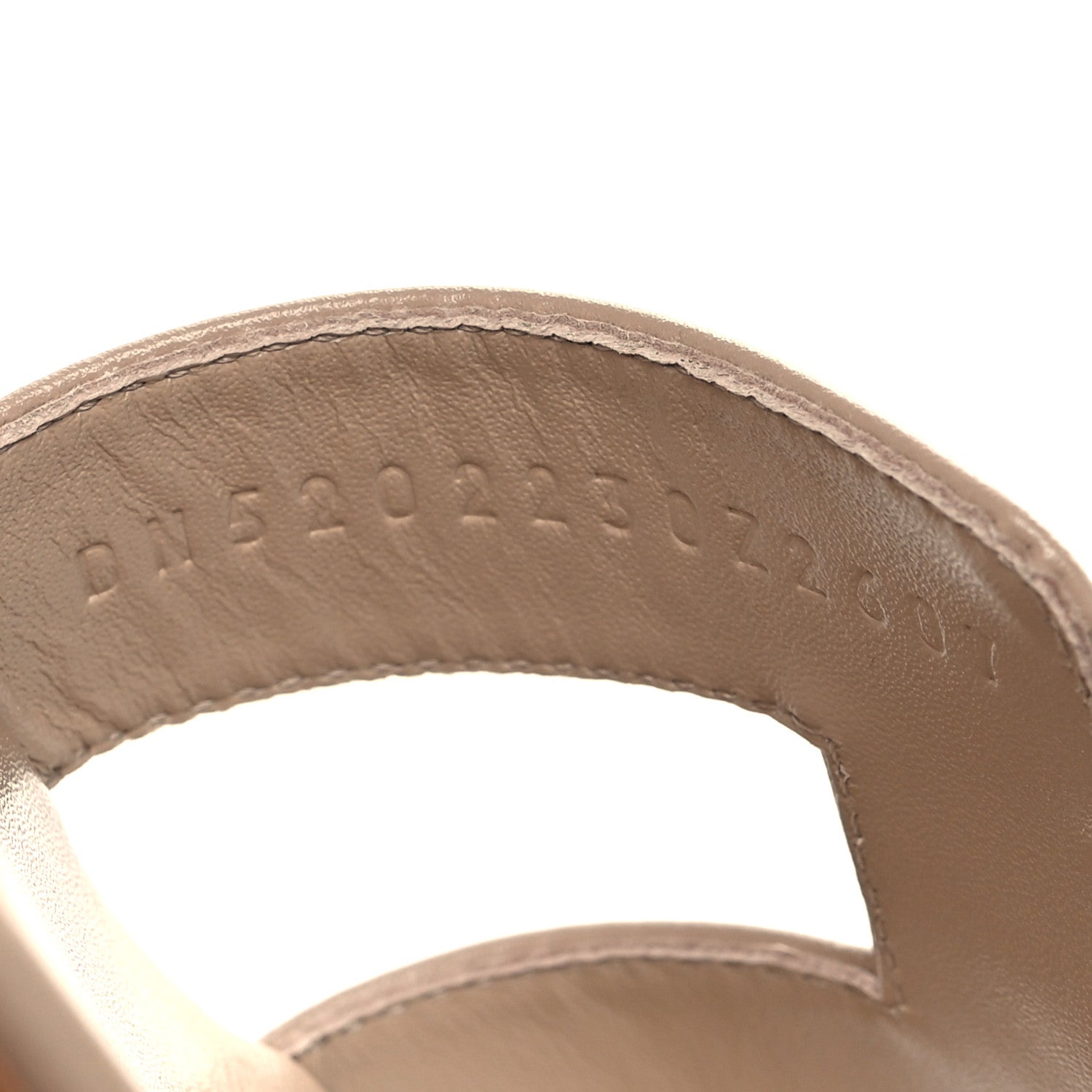 Hermes Box Calfskin Oran Sandals 38.5 Camel 7 of 10