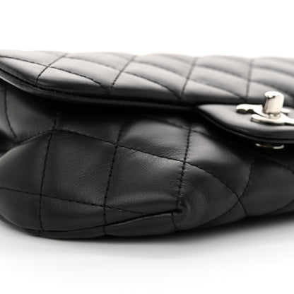 Chanel Calfskin Quilted CC Uniform Flap Belt Bag Black 9 of 10