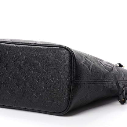 Louis Vuitton Empreinte Monogram Giant Neverfull MM Black 7 of 10