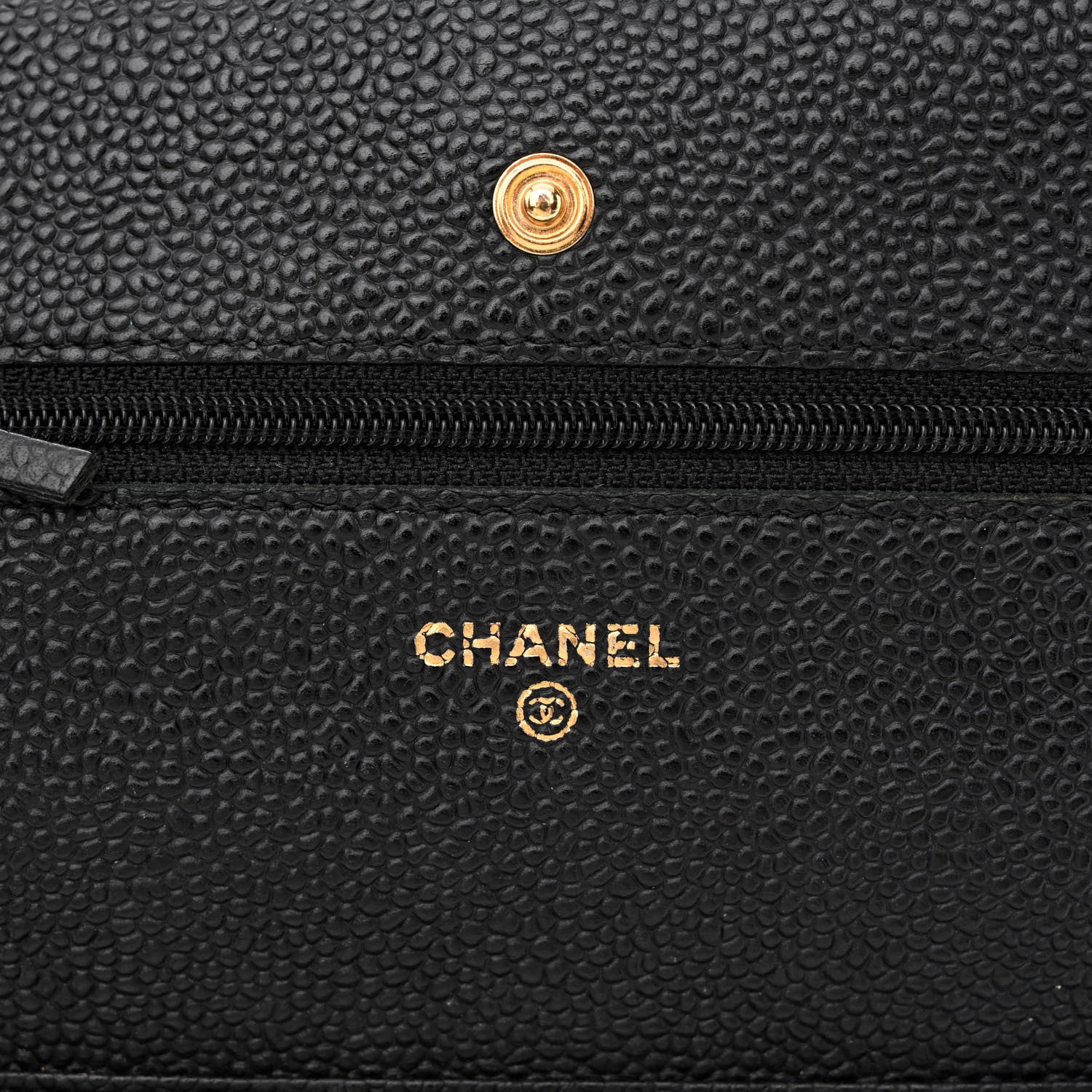 Chanel Caviar Quilted Wallet on Chain WOC Black 6 of 12