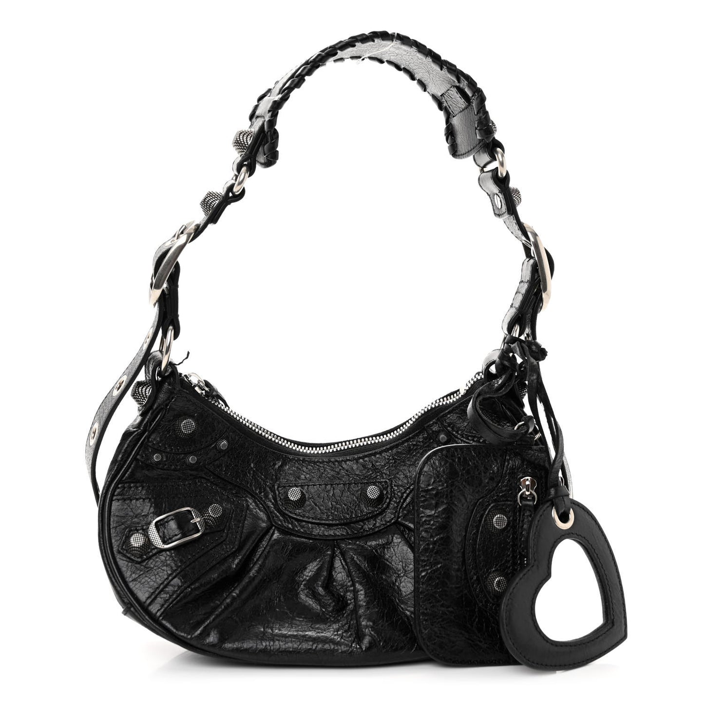 Agneau Arena Le Cagole Shoulder Bag XS Black