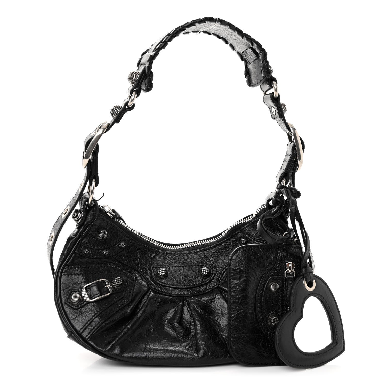 Balenciaga Agneau Arena Le Cagole Shoulder Bag XS Black 1 of 11