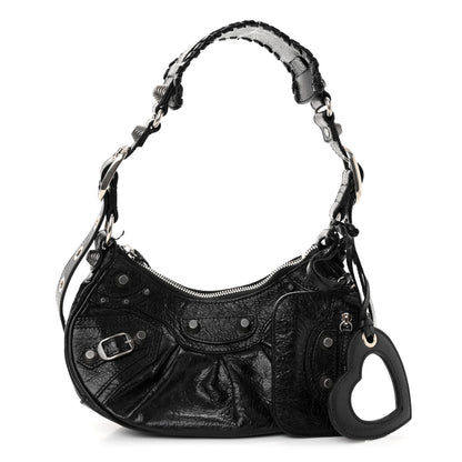 Balenciaga Agneau Arena Le Cagole Shoulder Bag XS Black 1 of 11