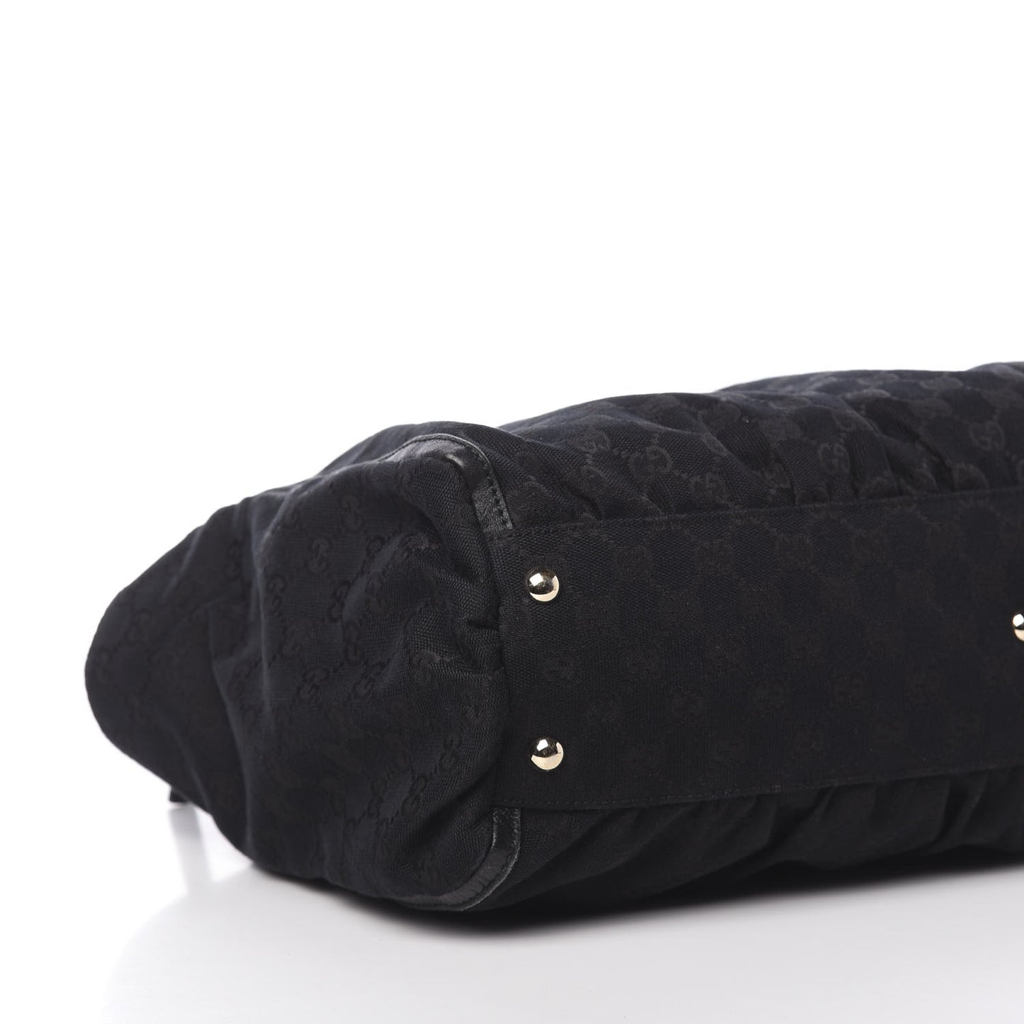 Monogram D Gold Tote Black