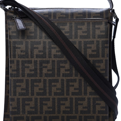 Fendi Zucca Spalmati Messenger Bag Tobacco 7 of 9