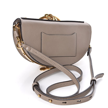 Chloe Calfskin Small Nile Bracelet Minaudiere Bag Motty Grey 3 of 9